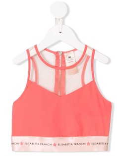 Elisabetta Franchi La Mia Bambina cropped tank top