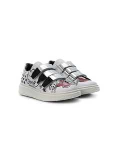 Simonetta printed touch strap sneakers