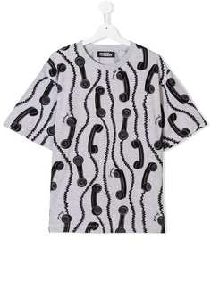 Jeremy Scott Junior футболка с принтом телефонов
