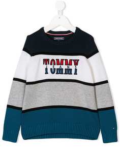 Tommy Hilfiger Junior джемпер с вышитым логотипом