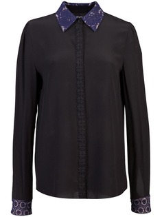 Boutique Moschino рубашка с кружевной отделкой и цветочным узором