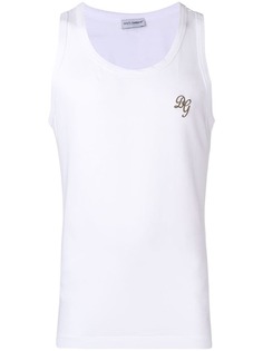 Dolce & Gabbana Underwear logo fitted vest top