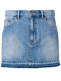 Marc Jacobs raw hem denim mini skirt