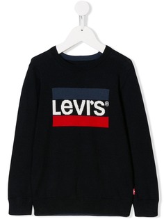 Levis Kids джемпер с логотипом вязки интарсия