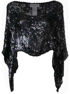 Sonia Rykiel пончо с пайетками