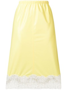 Calvin Klein 205W39nyc юбка с кружевной отделкой