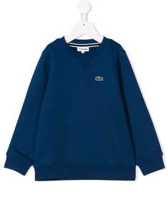 Lacoste Kids толстовка с круглым вырезом под горло