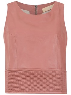 Clé leather top
