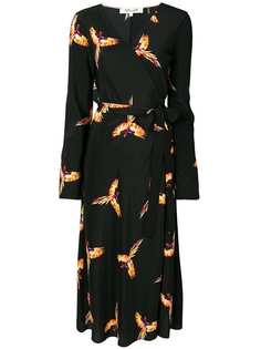 Dvf Diane Von Furstenberg платье с запахом с принтом