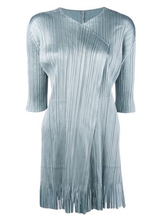 Pleats Please By Issey Miyake кардиган ребристой вязки