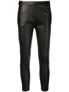 Almaz snakeskin effect cropped leggings