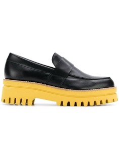 Paloma Barceló ridged platform loafers