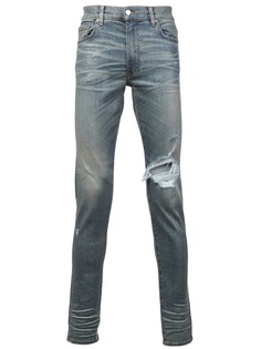 Amiri джинсы скинни с эффектом потертости