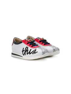 Ermanno Scervino Junior embellished low top sneakers