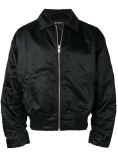Misbhv атласная куртка-бомбер с классическим воротником