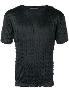 Issey Miyake Men crinkle-effect fitted top