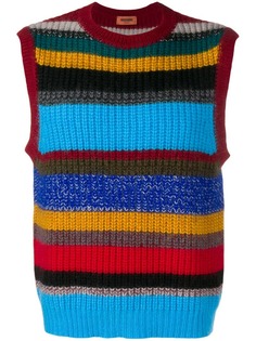 Missoni трикотажная жилетка в полоску