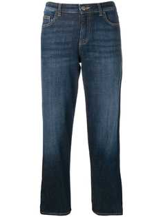 Emporio Armani укороченные джинсы прямого кроя