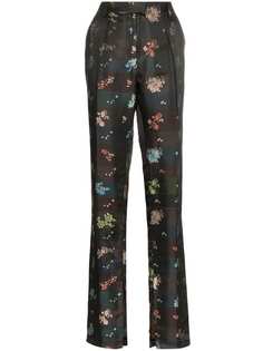 Preen By Thornton Bregazzi брюки с цветочным принтом