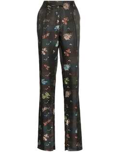 Preen By Thornton Bregazzi брюки с цветочным принтом