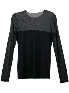 Akris Punto платье с прозрачной вставкой