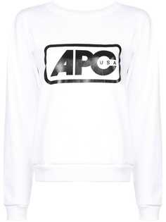 A.P.C. толстовка с логотипом