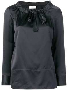 Glanshirt блузка с воротником со шнурком