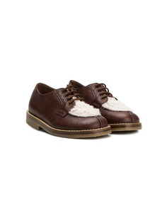 Pèpè contrast panel lace-up shoes