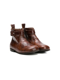Pèpè buckle ankle strap boots