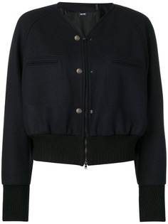 Jil Sander Navy укороченная куртка-бомбер