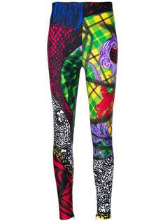 Versace леггинсы с контрастными рисунками