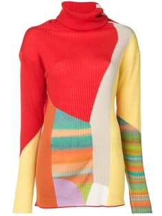 Tsumori Chisato свитер дизайна колор-блок