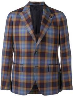 Gabriele Pasini клетчатый однобортный блейзер