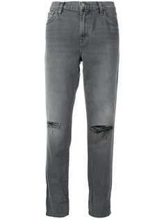 J Brand джинсы прямого кроя с прорехами
