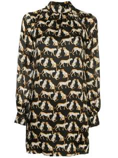 Milly платье мини с леопардовым принтом