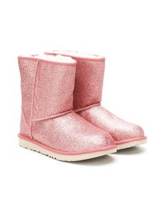 Ugg Australia Kids высокие блестящие угги