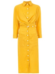 Framed Ceramic midi dress