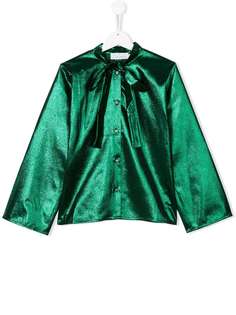 Señorita Lemoniez блузка Popova с металлическим блеском на пуговицах