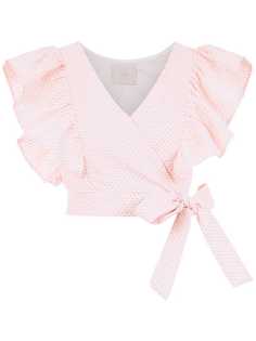 Framed Candy Crush cropped top