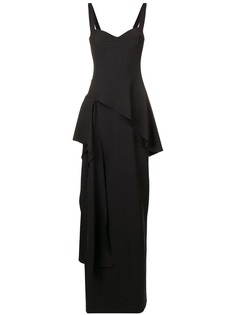 Chalayan многослойное вечернее платье без рукавов