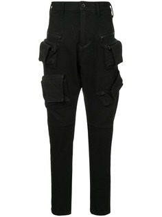 Julius зауженные брюки карго