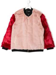 Andorine TEEN faux fur bomber jacket