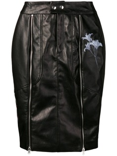 Each X Other юбка в байкерском стиле с цветочной отделкой