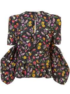 Hellessy блузка с цветочным узором