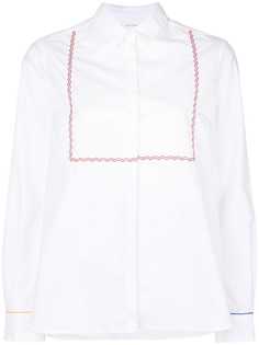 Chinti & Parker рубашка с вышивкой и длинными рукавами