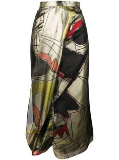 Chalayan юбка с принтом