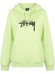 Stussy толстовка с капюшоном и принтом логотипа