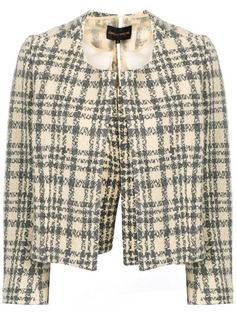 Comme Des Garçons Vintage укороченный клетчатый пиджак 1997