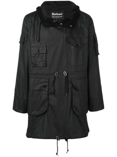 Barbour пальто с капюшоном и талией на шнурке