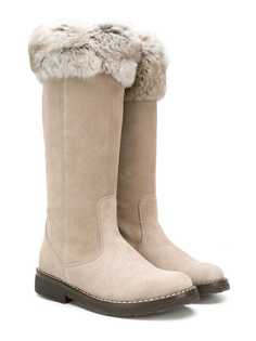 Pèpè fur lined tall boots